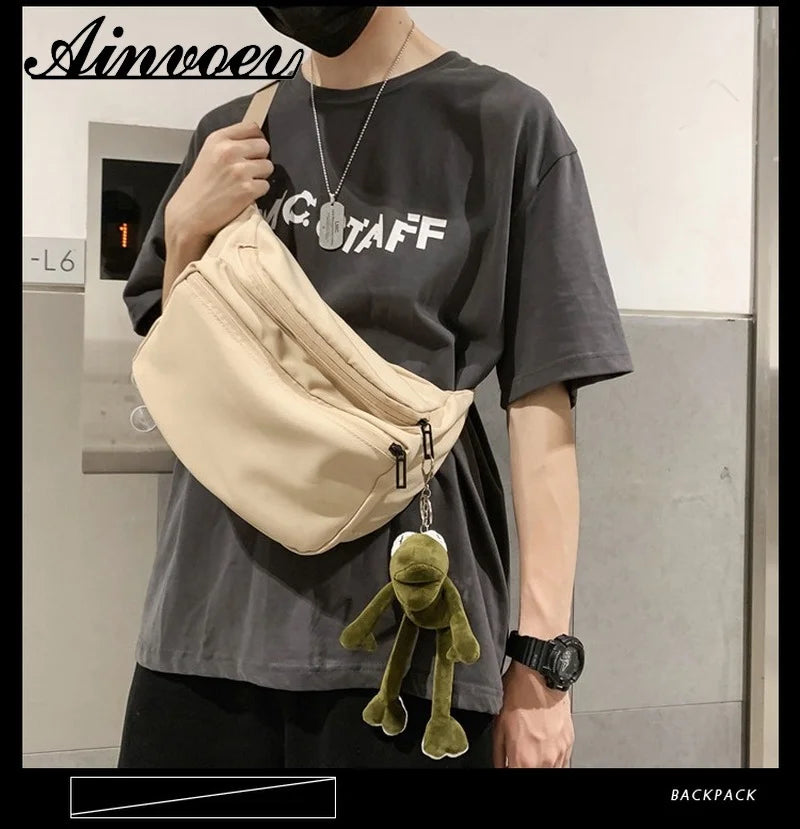 Women's Large Capacity Chest Bag Messenger Bag for Travel