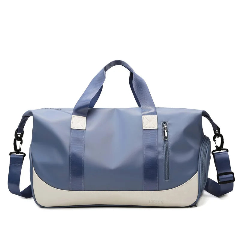 Ainvoev Nylon Women Shoulder Bags Luggage Big Sports Gym Bag