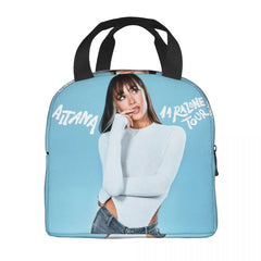 Aitana Insulated Lunch Bag for Outdoor Picnic Music Singer Reusable Cooler
