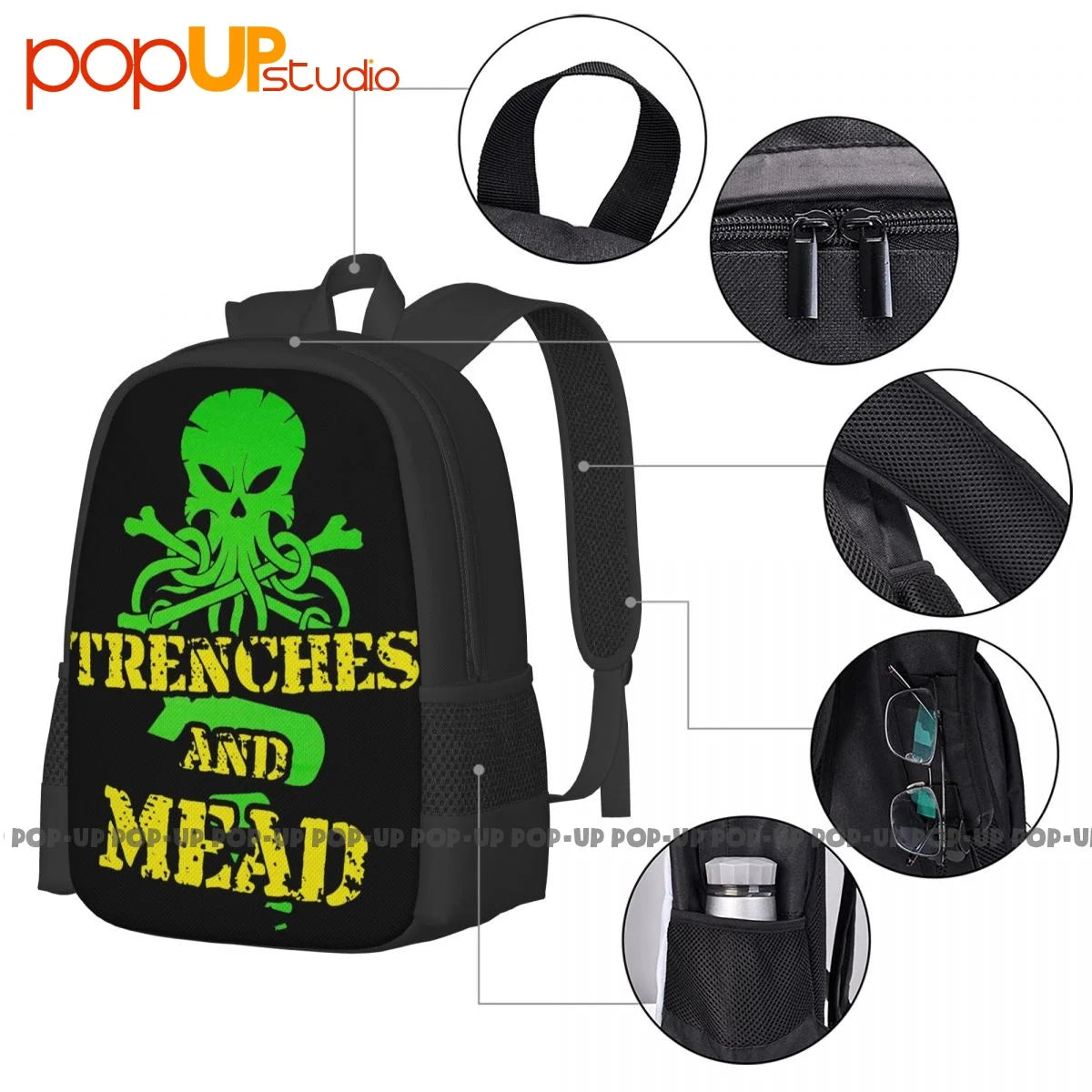 Alestorm Trenches And Mead Backpack Large Capacity Outdoor Running
