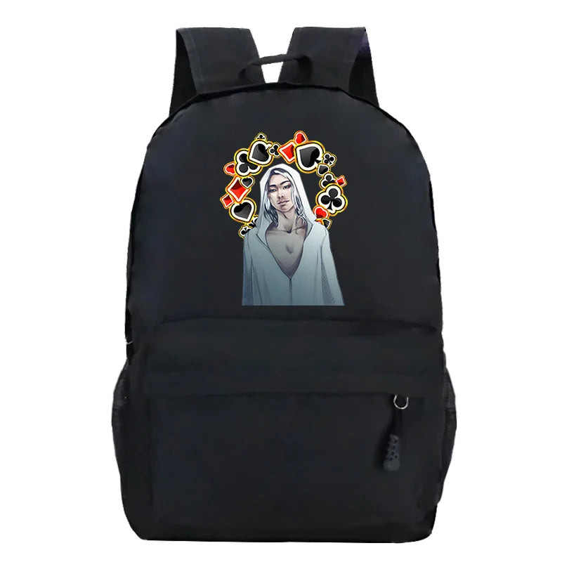 Alice In Borderland Anime School Bag for Girls Boys Backpack