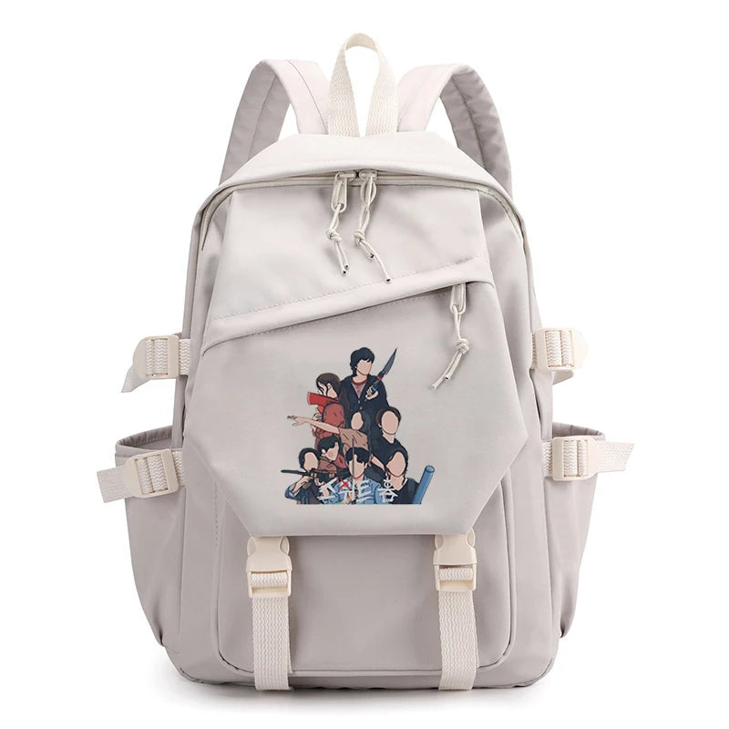 Alice In Borderland Backpacks Harajuku Survival Game Schoolbags
