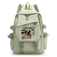 Alice In Borderland Backpack Harajuku Survival Game Bag High-capacity Notebook