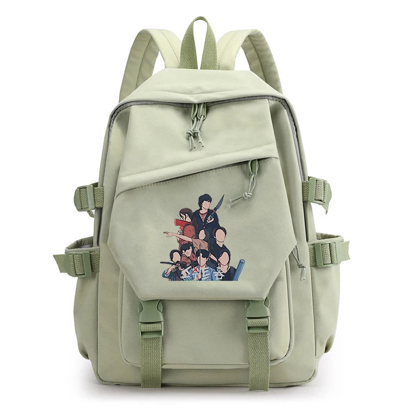 Alice In Borderland Backpack Harajuku Survival Game Bag High-capacity Notebook