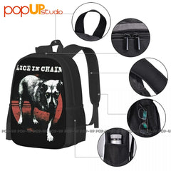 Alice In Chains Three Legged Dog Backpack Large Capacity