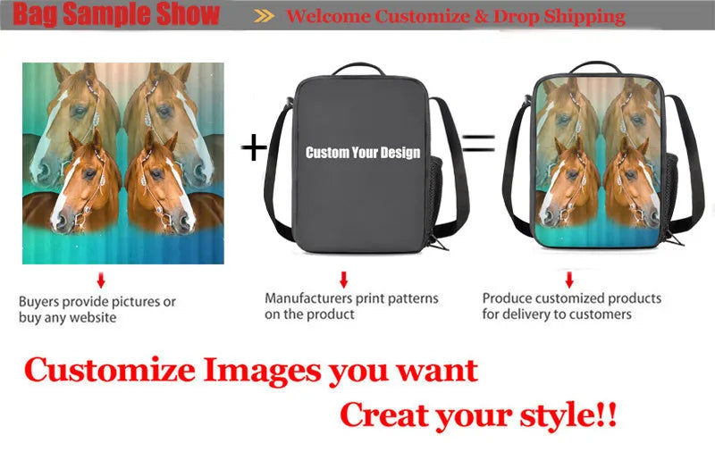 Alien Rainbow Space Prints Handbags Gift Crossbody Bags ET Mini Messenger