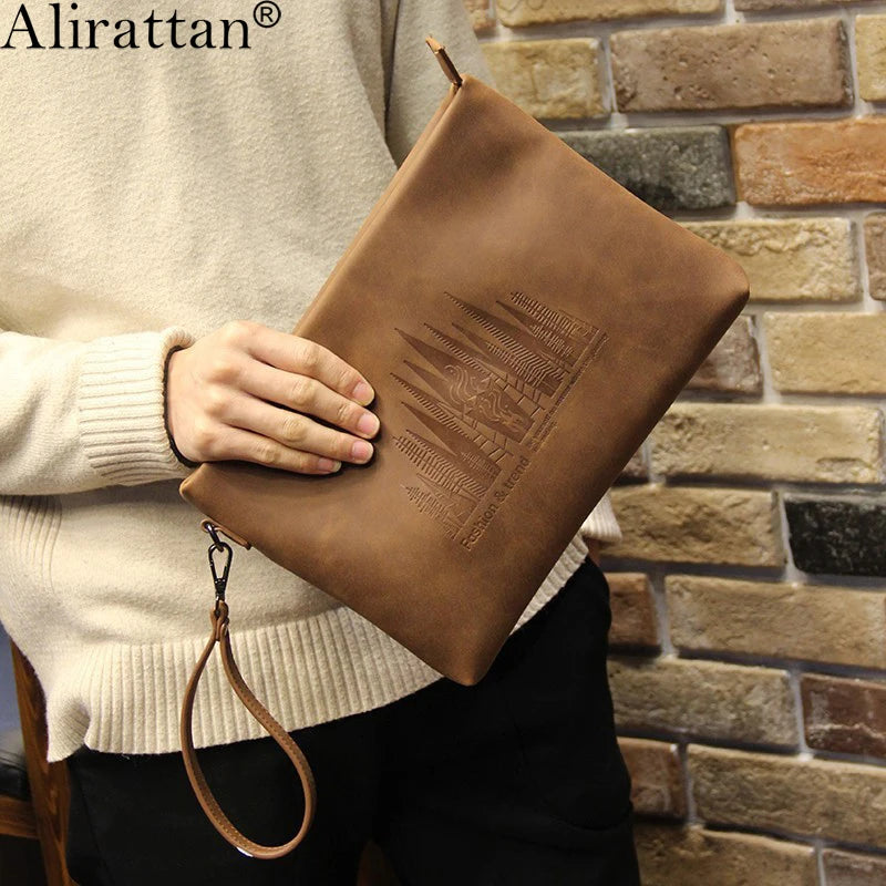 Alirattan PU Leather Envelope Bag for Women A272