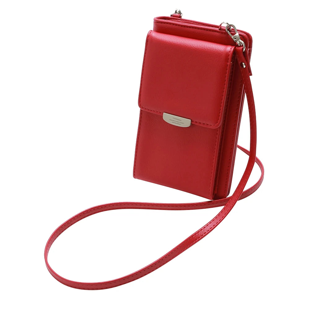 Phone Wallet Case Crossbody Bag 18x11x3.5CM