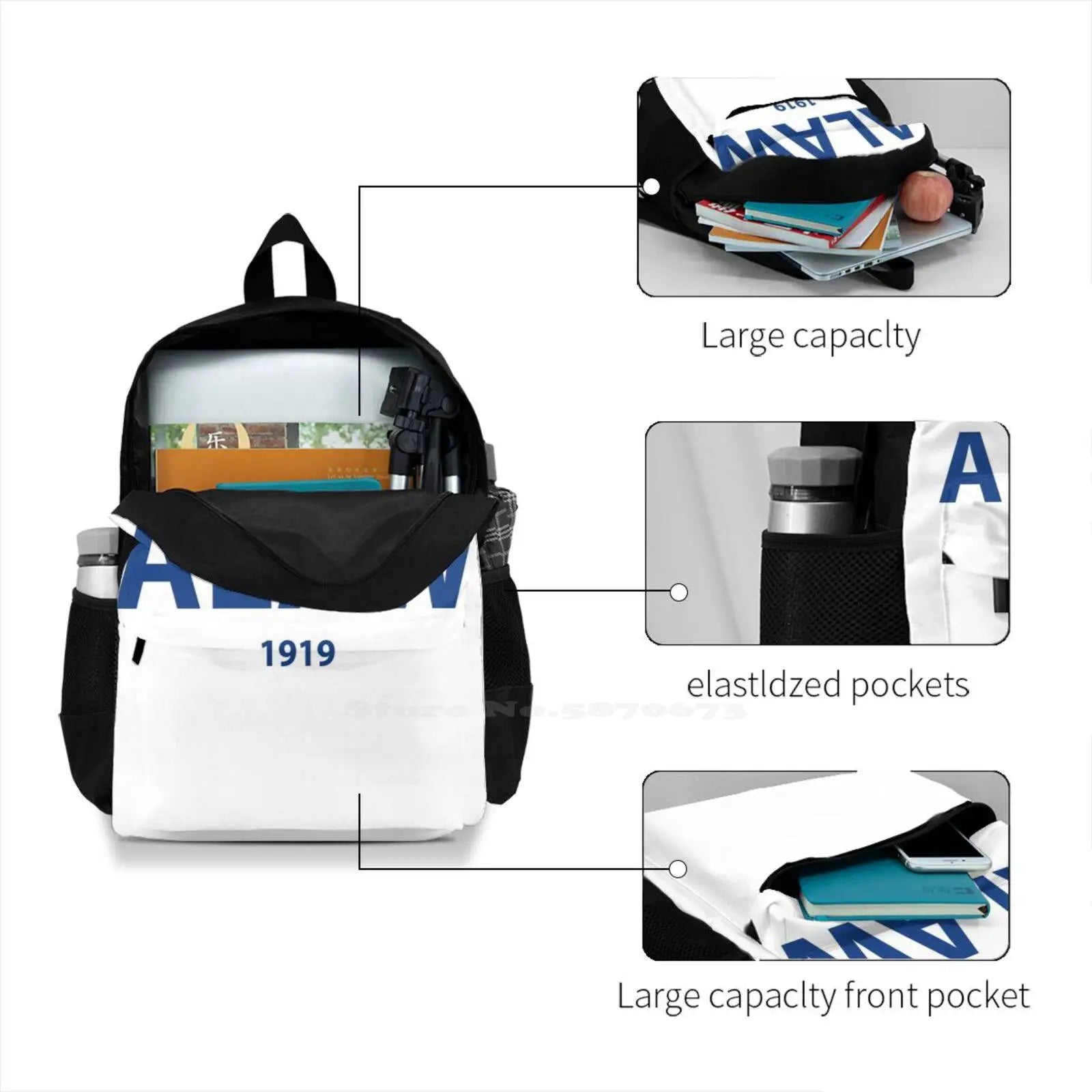 All Leeds Aren't We? Travel Laptop School Backpack Bag
