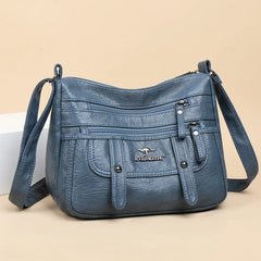 Soft Leather Shoulder Crossbody Bag for Women Sac Messenger Bag