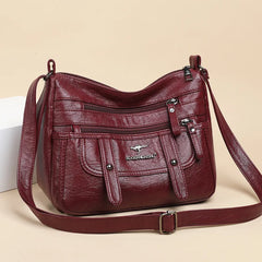 Soft Leather Shoulder Crossbody Bag for Women Sac Messenger Bag