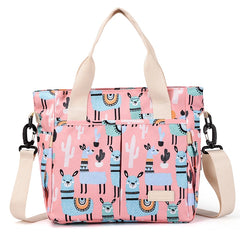 Alpaca & Cacti Print Shoulder Bag