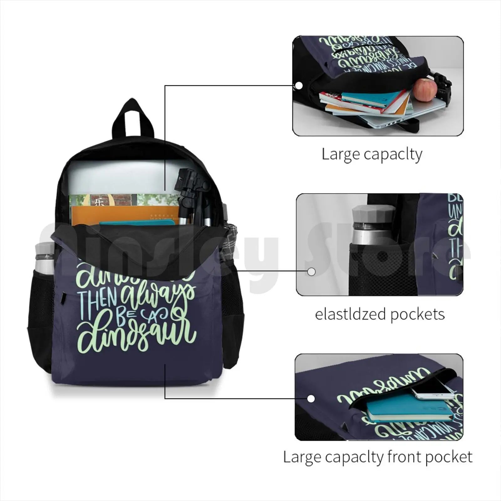 Dinosaur Outdoor Hiking Backpack Climbing Bag
