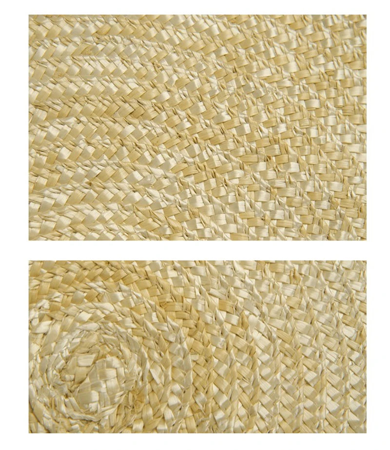 Summer Round Straw Bag for Women Large Drawstring Beach Bags Vintage Handbags