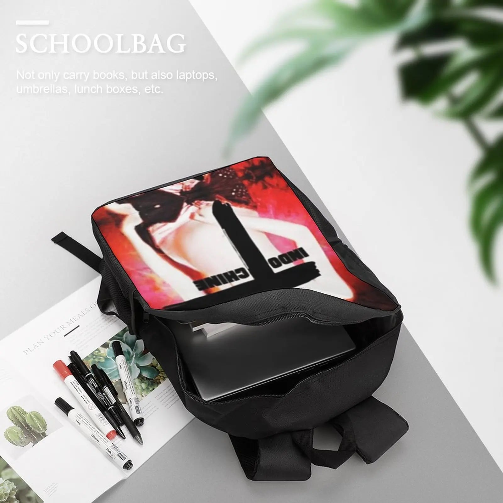 Indochine Logos Album 17 Inch Backpack