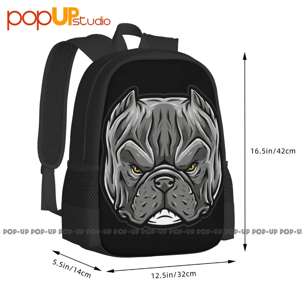 American Exotic Bully Pit Bull Backpack - Large Capacity Vintage Gym Bag