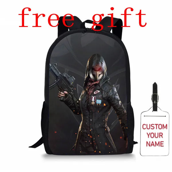 American Flag Skull Backpack Bag for Men Horrifying Style