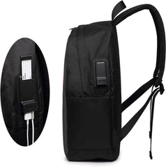 American Flag Deer Skull Backpack with USB Port