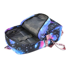 USB Charging Backpack Travel Backpacks Cartoon Anime School Bag