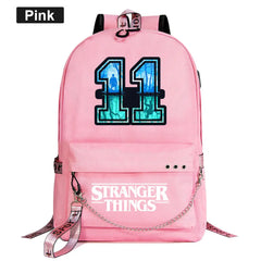 USB Charging Backpack Travel Backpacks Cartoon Anime School Bag