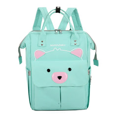 Amiqi Diaper Bag Waterproof Large Capacity Mommy Backpack