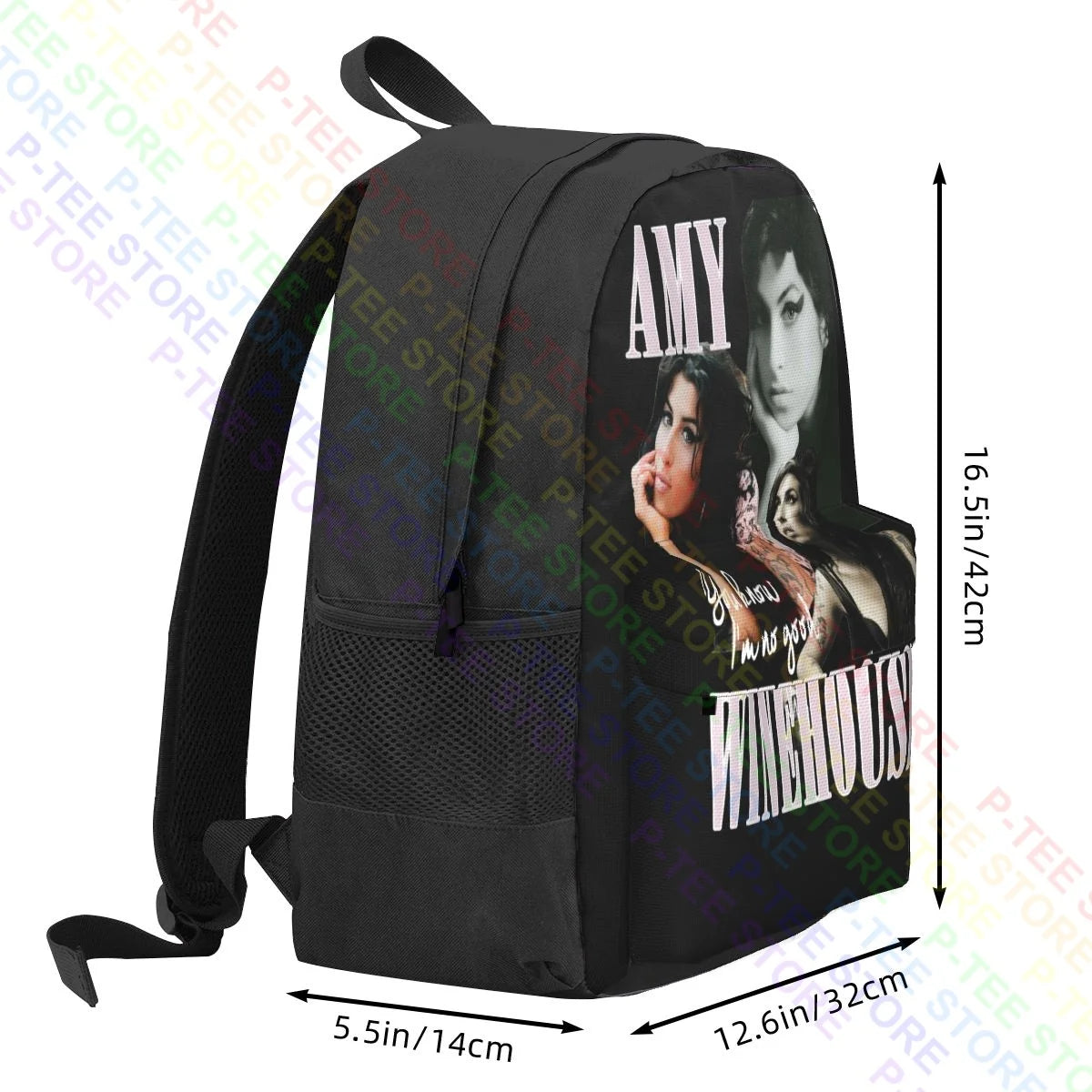 Amy Winehouse You Know I'M No Good Large Capacity Backpack