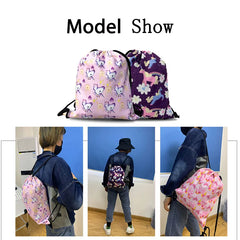 Crown Nurse Drawstring Bag Schoolbags Teenager Storage Bag