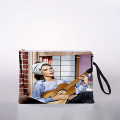 Angel Hepburn Printing Cosmetic Bag Ladies Cosmetic Storage Bag