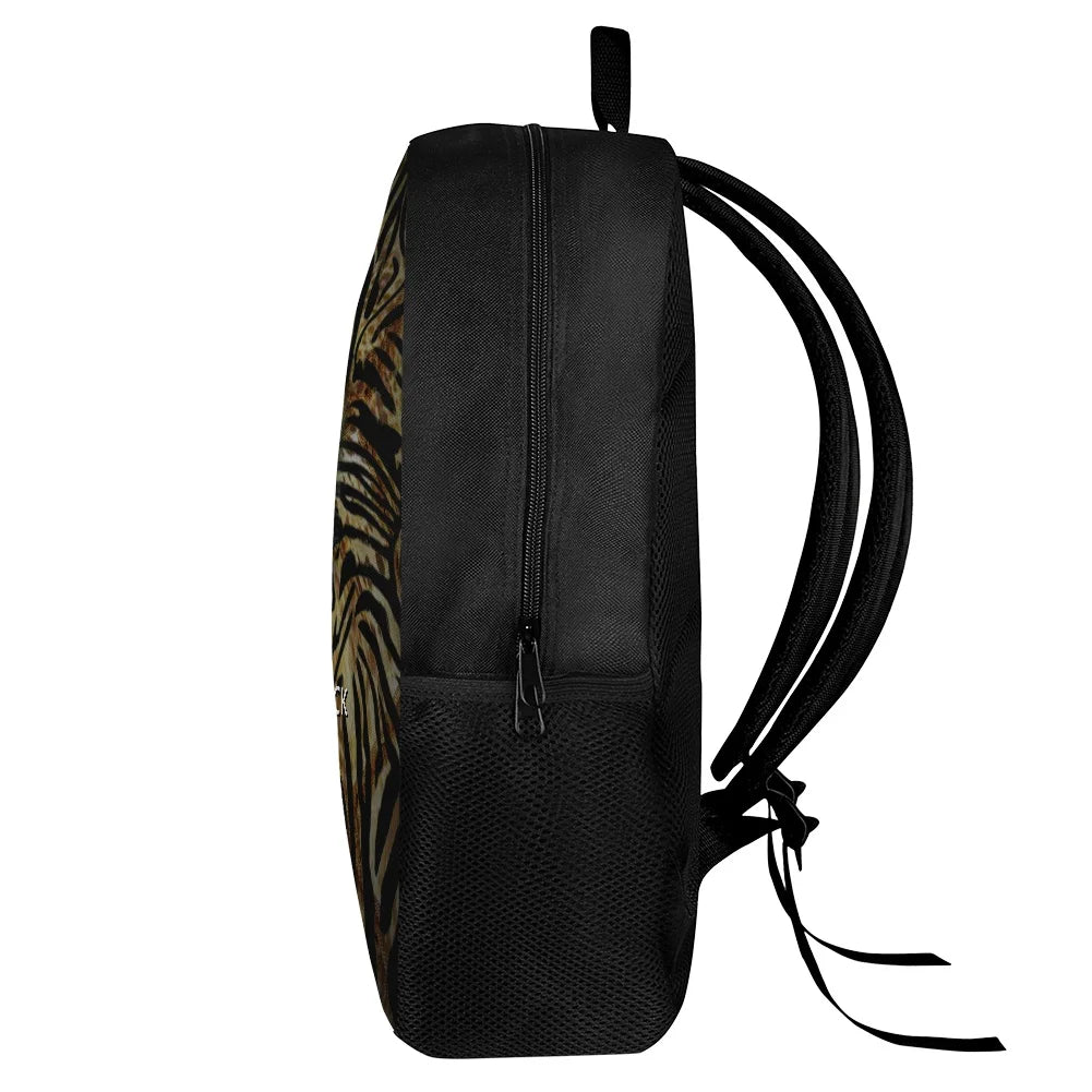 Animal Fur Texture Pattern Boys School Bags Children's Backpack