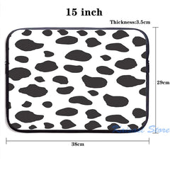 Animal Print Cow Spots USB Charge Backpack School Travel Laptop Bag