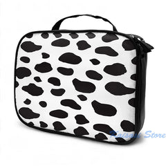 Animal Print Cow Spots USB Charge Backpack School Travel Laptop Bag