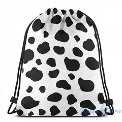 Animal Print Cow Spots USB Charge Backpack School Travel Laptop Bag