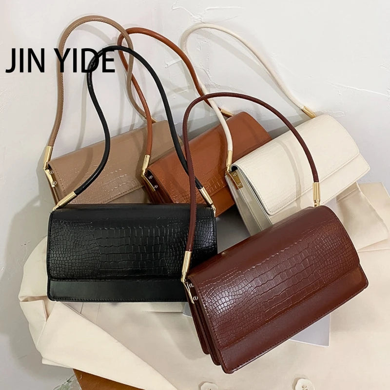 Animal Prints Shoulder Bag PU Leather Underarm Bag