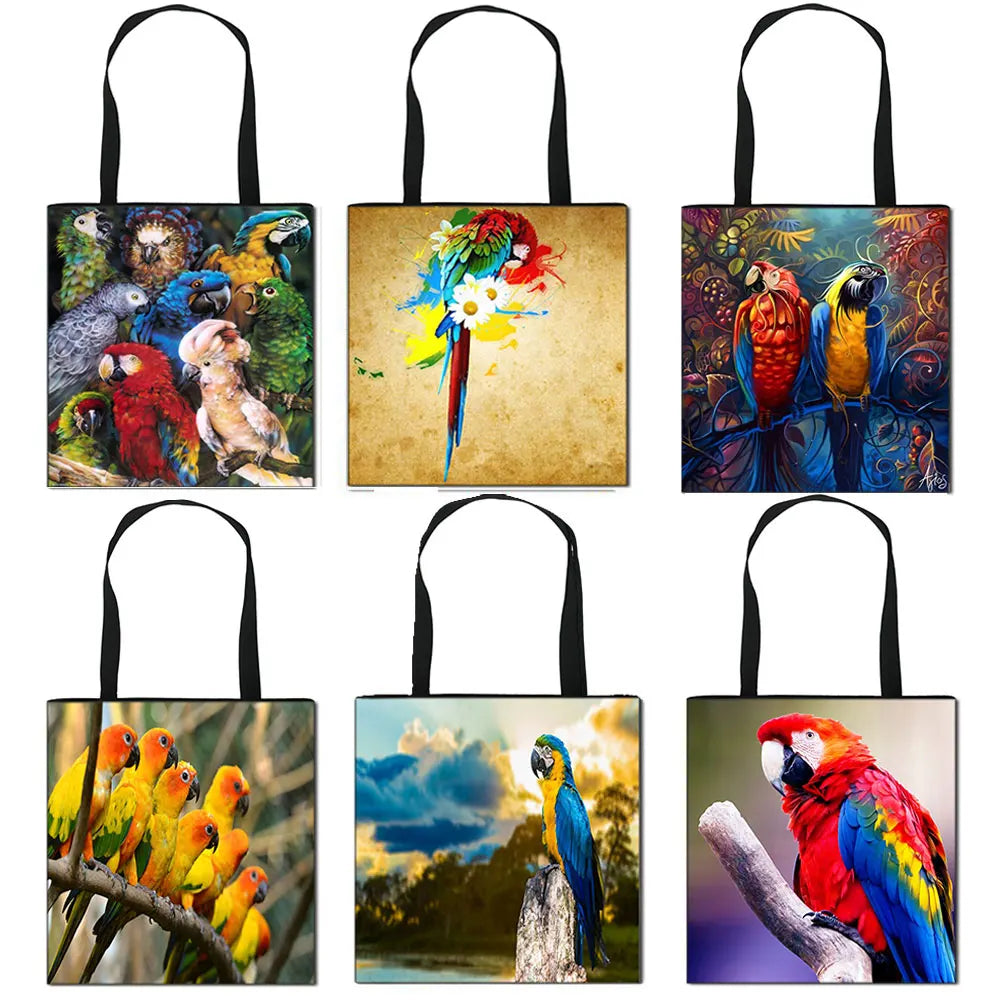 Parrot Ladies Shoulder Bag Animal Prints
