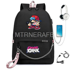 Anime Backpack Friday Night Funkin Boys Girls Students School Bag