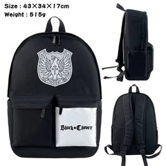 Anime Clover Nylon Backpack Schoolbag Laptop Bag Zipper Bookbag
