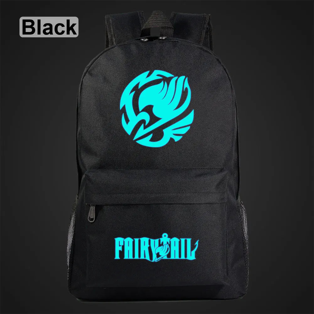 Anime Fairy Tail Luminous School Bag for Teenagers