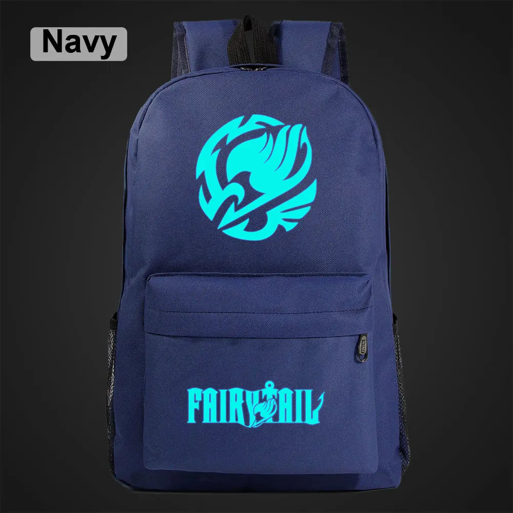 Anime Fairy Tail Luminous School Bag for Teenagers