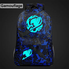 Anime Fairy Tail Luminous School Bag for Teenagers