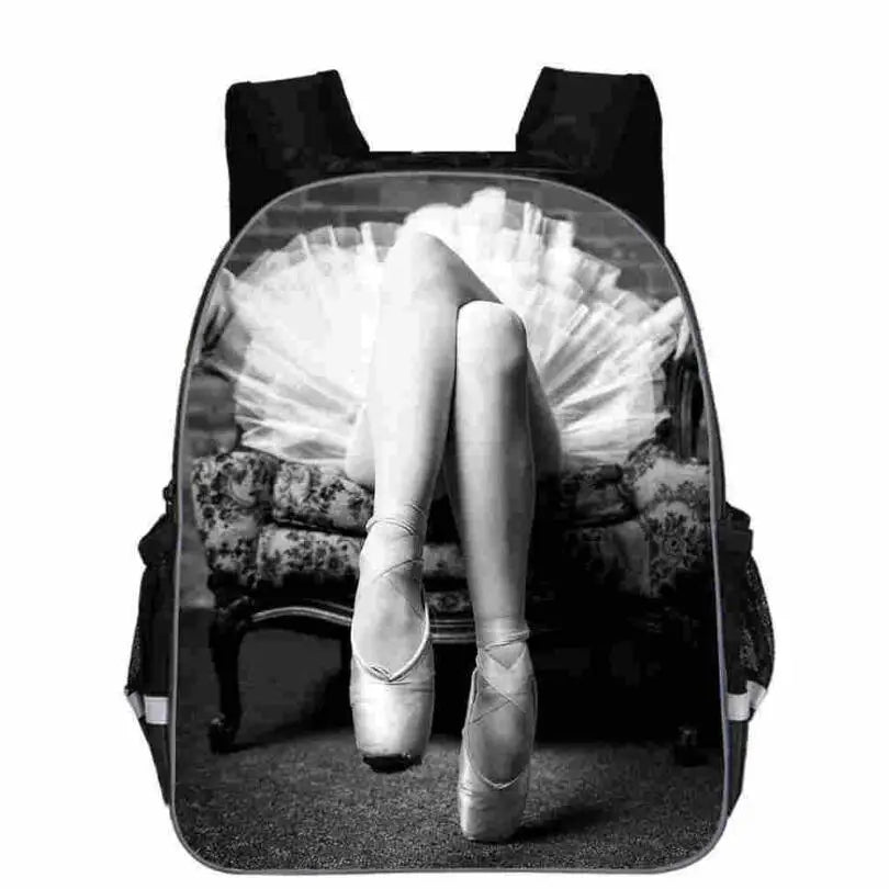 Anime Character Ballet Printing Backpack for Teenager Girls Boys School Bags