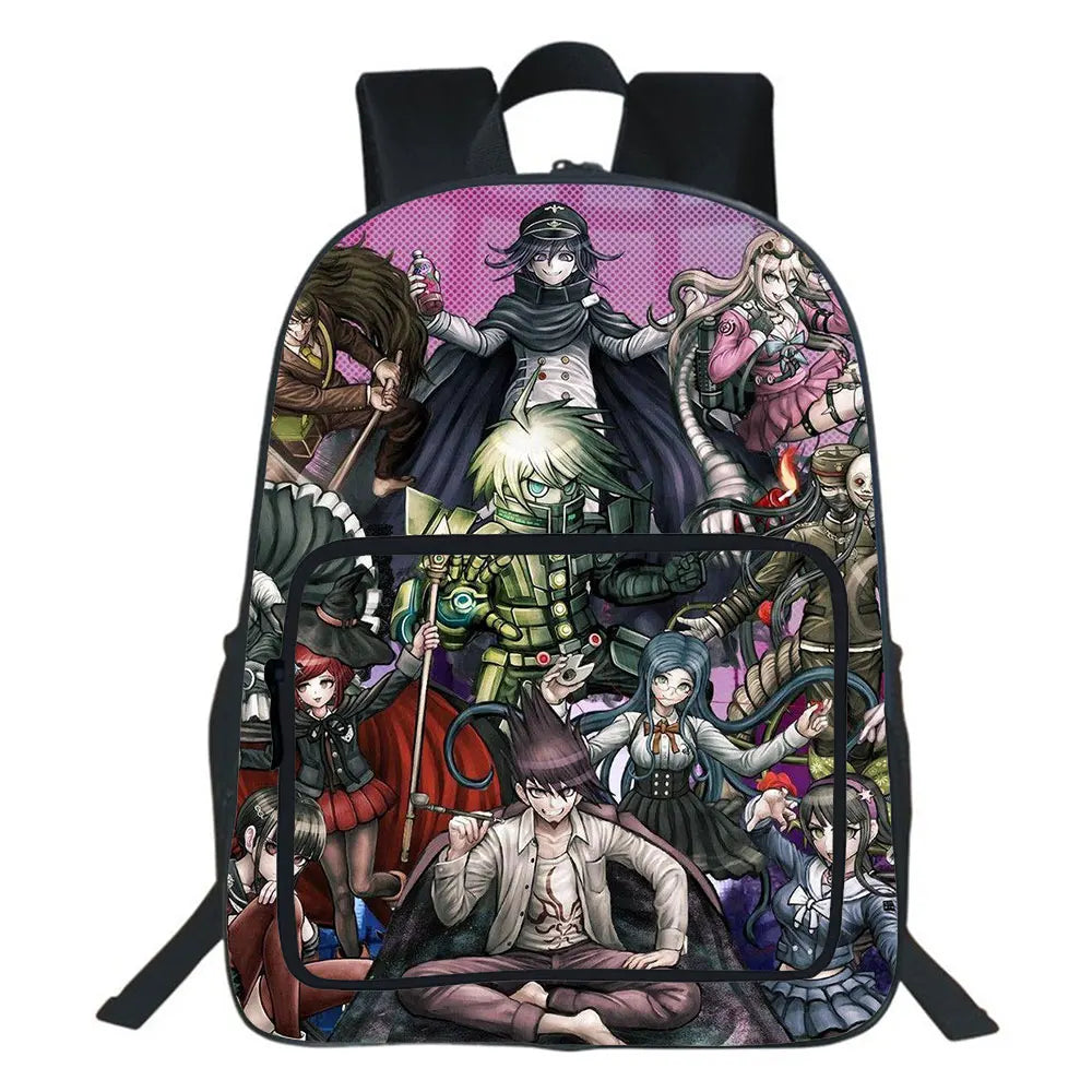 Anime Danganronpa Backpack Monokuma School Bag Bear Pattern Student Teenagers