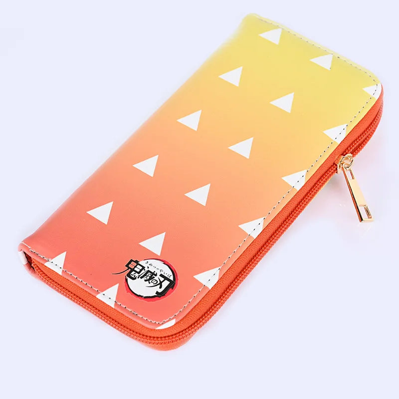 Demon Slayer Zenitsu PU Leather Wallet Kimetsu no Yaiba Purse