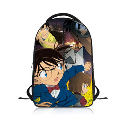 Anime Detective Conan Students Backpack School Bag Children Cartoon Knapsack