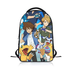 Anime Digimon Adventure Students Backpack School Bag Children Cartoon