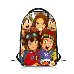 Anime Digimon Adventure Students Backpack School Bag Children Cartoon
