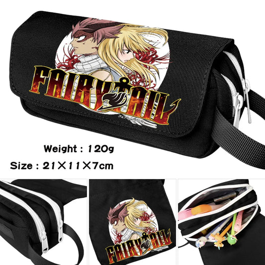 Fairy Tail Student Pencil Case Zipper Makeup Bag Boy Girl Stationery