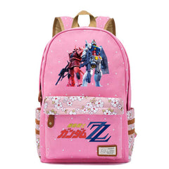 Anime Gundam Canvas Backpack Schoolbag Teenger Packsack High Casual Mochila