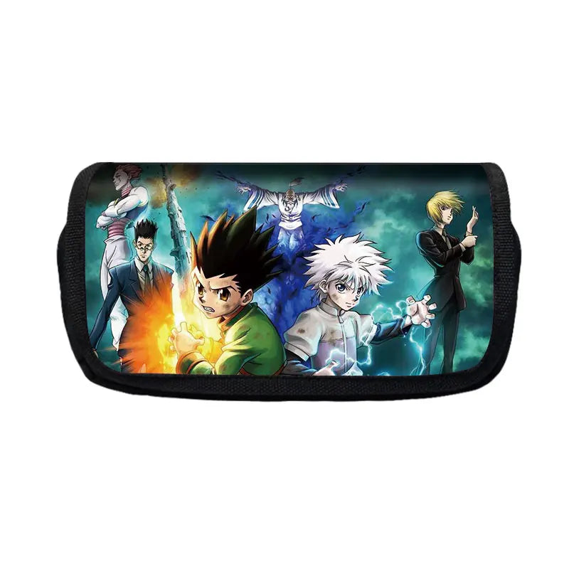 Anime HUNTERxHUNTER Cosmetic Case Pencil Bag Killua Zoldyck Gon Freecss