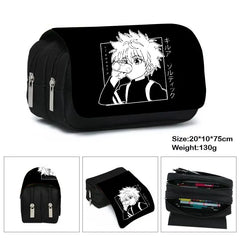 Anime HUNTERxHUNTER Cosmetic Case Pencil Bag Killua Zoldyck Gon Freecss