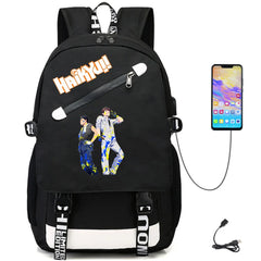 Haikyuu!! USB Oxford Teenger Student Casual Fabric Backpack Schoolbag